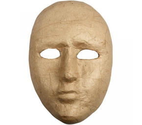 Maska z papírové hmoty dětská 17,5cm