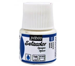Barva na textil Setacolor 45 ml – 10 bílá titanová
