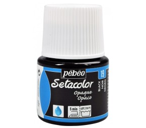 Barva na textil Setacolor 45 ml – 19 černá
