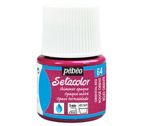 Barva na textil Setacolor 45 ml – 64 orientální červeň lesklá