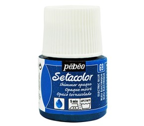 Barva na textil Setacolor 45 ml – 69 modrá Electric lesklá
