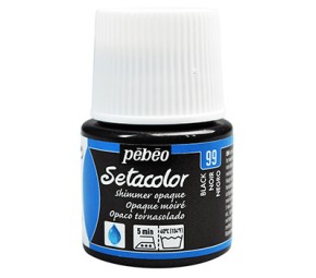 Barva na textil Setacolor 45 ml – 99 černá lesklá