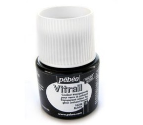 Barva na sklo Vitrail 45ml – 15 černá
