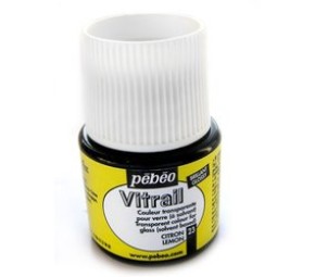 Barva na sklo Vitrail 45ml – 23 žlutá citronová