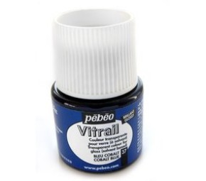 Barva na sklo Vitrail 45ml – 37 modrá kobaltová