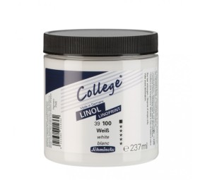 Linorytová barva College 237ml – bílá