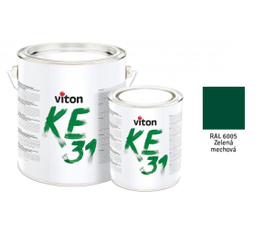 Samozákladující rozpouštědlová 3v1 barva KE 31/RAL 6005 - zelená mechová 0,7kg