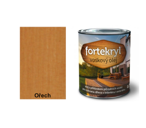 FORTEKRYL voskový olej 0,7 kg ořech