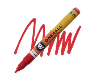 Molotow Acrylic marker One4All 127HS 2mm #013 traffic red