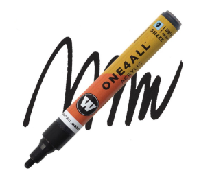 Molotow Acrylic marker One4All 227HS 4mm #180 signal black