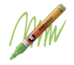 Molotow Acrylic marker One4All 227HS 4mm #219 neon green fluorescent