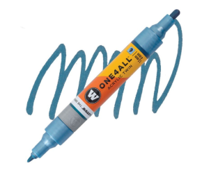 Molotow Acrylic marker One4All Twin 1,5/4mm #224 metallic blue