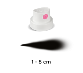 Molotow Spray Cap Super Fat white/pink | 1 kus