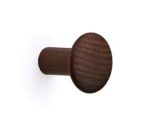 Dřevěný knoflíkový háček z jasanového dřeva - wenge