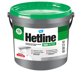 HETLINE SAN ACTIVE protiplísňová malířská barva 1,5kg