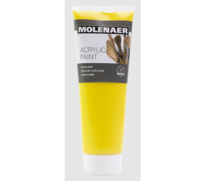 Akrylové barvy Molenaer - žlutá 250ml